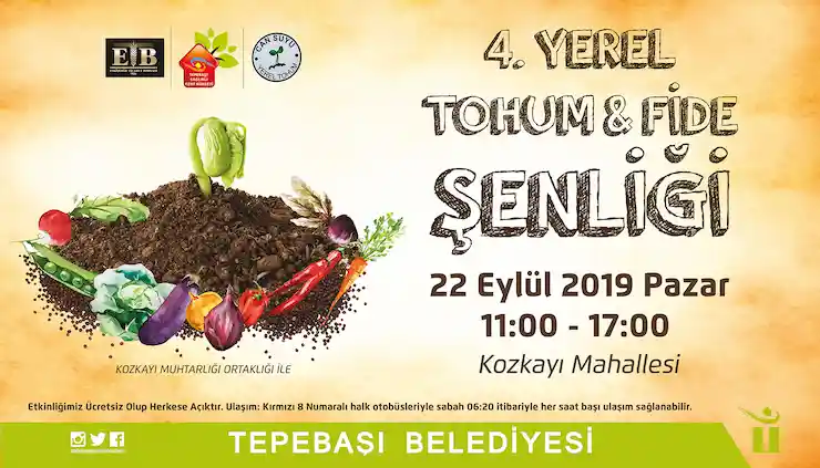Tepebaşın’da Tohum & Fide Şenliği