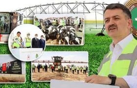 60 Bin Dönüm Arazi Sulamaya Açılıyor