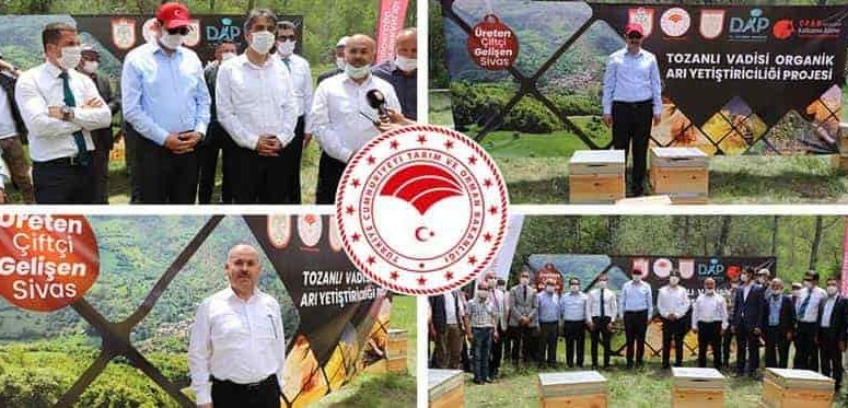 Organik Arıcılık Projesi Kapsamında Arı Kovanı ve Temel Petek Dağıtım Töreni Düzenlendi