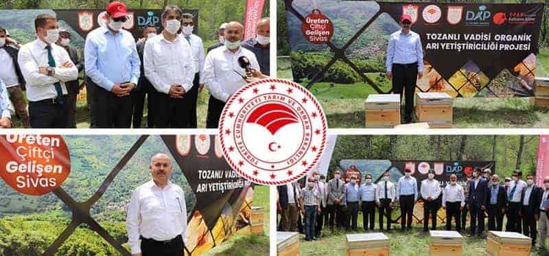 Organik Arıcılık Projesi Kapsamında Arı Kovanı ve Temel Petek Dağıtım Töreni Düzenlendi