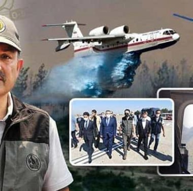 ADANA'NIN KOZAN İLÇESİNDE DEVAM EDEN YANGINA 2 UÇAK VE 19 HELİKOPTERLE MÜDAHALEMİZ SÜRÜYOR