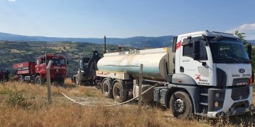 Manisa'da tarım arazisinde çıkan yangın söndürüldü